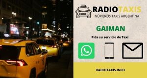 numeros radio taxis gaiman