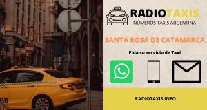 numeros radio taxis santa rosa de catamarca
