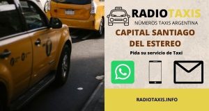 numero de radio taxis capital santiago del estereo