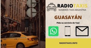 numero de radio taxis guasayan