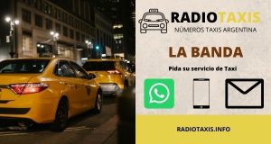 numero de radio taxis la banda