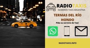 numero de radio taxis termas del rio hondo
