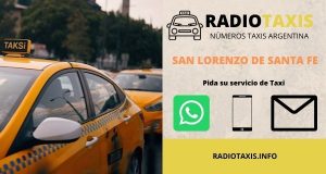 numero radio taxis san lorenzo de santa fe