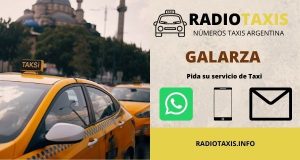 numeros radio taxis galarza