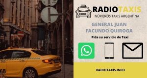 numeros radio taxis general juan facundo quiroga