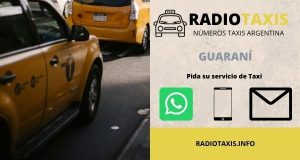 numeros radio taxis guarani