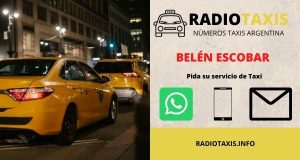 numeros de radio taxi belen escobar