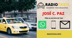 numeros de radio taxi jose c. paz