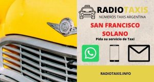 numeros de radio taxi san francisco solano